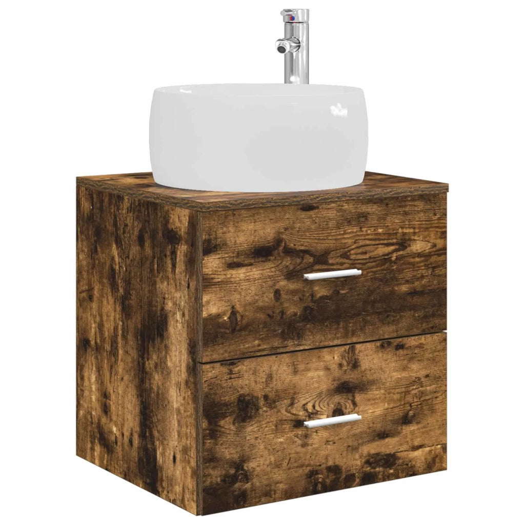Set di mobili per il bagno 5 pcs Rovere Fumo 3407011
