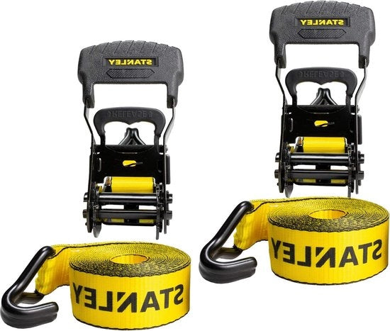 Strisce di fissaggio a rullo da 38 cm x 16' - 2 Pack - 05 kg carico massimo di sicurezza - 15 kg resistenza alla rottura - colore nero/giallo