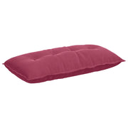 Cuscino per Schiena | Cuscino dorsale Rosso Vino 100 x 50 cm Tessuto in Cords