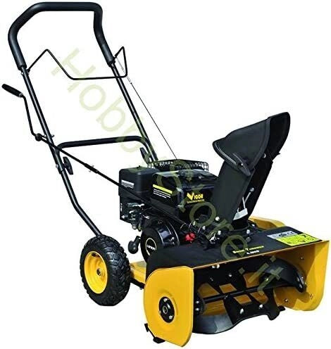 Vigor 7443505 Snowy-40 Spazzaneve a Turbina 163 cc 4 hp 52 cm avanzamento manuale superficie 800 m²-h autonomia 4 h