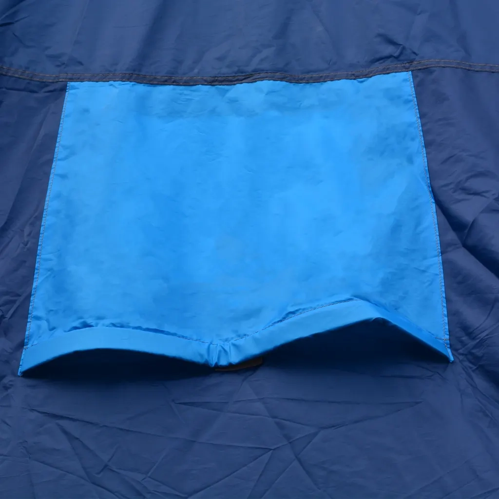 Tenda da Campeggio in Tessuto 9 Persone Blu Scuro e Blu 90411
