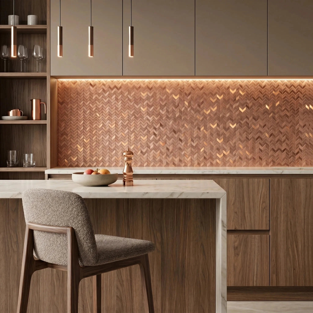 Mosaico Rea P14453 Brush Copper
