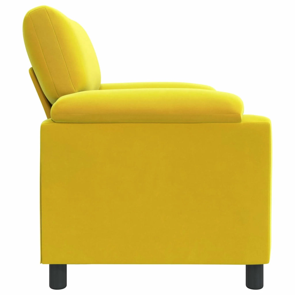 Divano Giallo 94 x 85 x 93 cm Velluto 42040814