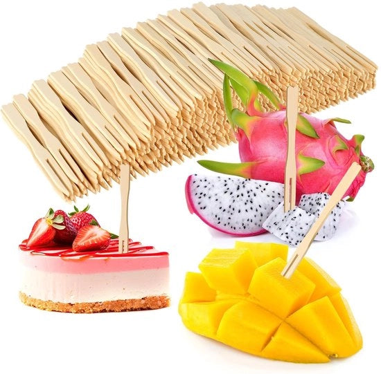 Vorrei per Antipasti in Bambù - 300 pezzi - 8,9 cm - Biologico e Ecologico - Facili da Utilizzare - Vorrei per Antipasti in Bambù - Codice prodotto: 300 pezzi - Modello: 8,9 cm