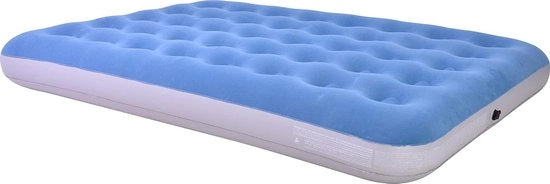 Matrimoniale Air Mattress per 2 Persone 191 x 137 x 22 cm Blu - Matrimoniale Piuma Inflabile