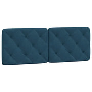 Cuscino Testiera Blu 140 cm in Velluto CFW1547835