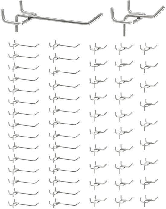 Haken per parete in acciaio inossidabile - 60 pezzi - 5cm/10cm - superficie verniciata