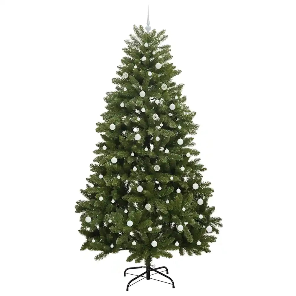Albero di Natale | Decorazioni natalizie artificiale Verde 240 cm PVC e Metallo