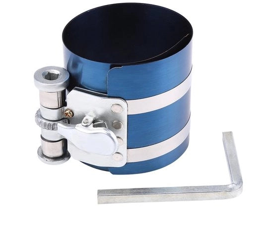 Installatore di compressore con guaina flessibile adattabile per diametri 53-125mm - attrezzo di installazione di manovella - acciaio a cuneo - peso 284g - compatibile con diversi diametri