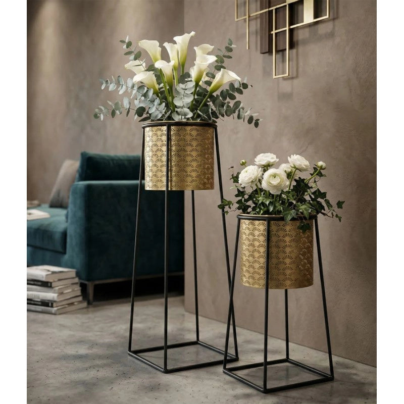 Porta Vasi Coppia Cup cm ø 26x70-23x45