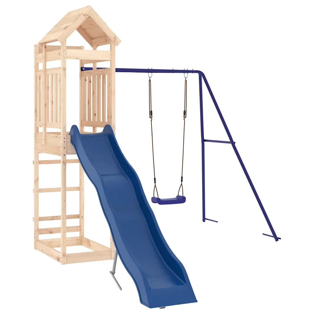 Set da Gioco da Esterno in Legno Massello di Pino CFW5061221