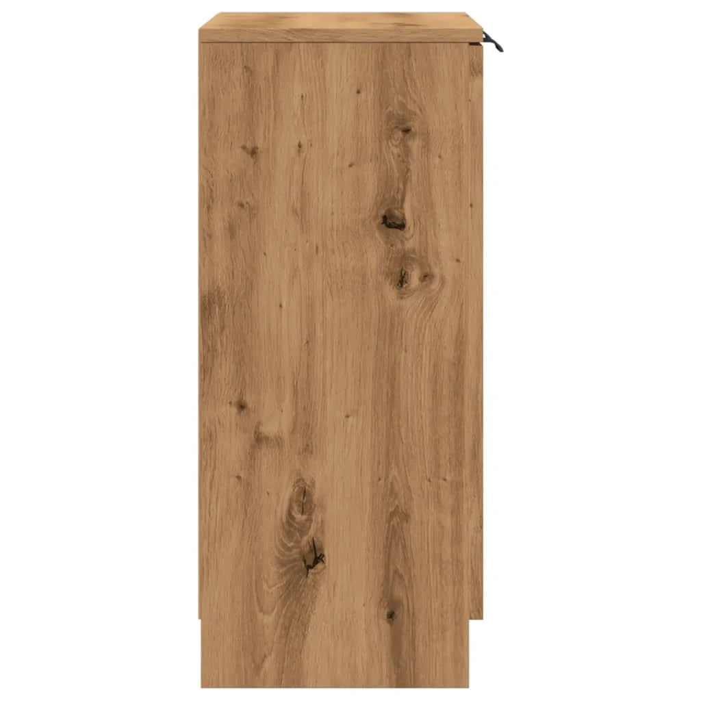 Buffet credenza cassettiera mobiletto mobile contenitore organizer per cucina soggiorno salotto fatto a mano 60 x 30 x 70 cm legno ingegnerizzato marrone 02_0030815