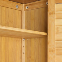 Mobile da bagno in bambù 66 x 62 cm 3213029