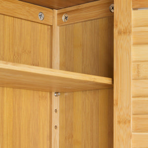 Mobile da bagno in bambù 66 x 62 cm 3213029