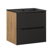 Set mobili bagno 60 cm con lavabo per mobile SKY Ocean Black 60 x 1401 x 46 cm