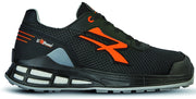 U-Power SCARPE ANTINFORTUNISTICA BASSE S1P SRC ESD REDPREMIUM IRVIN Col. Nero Mis. 42