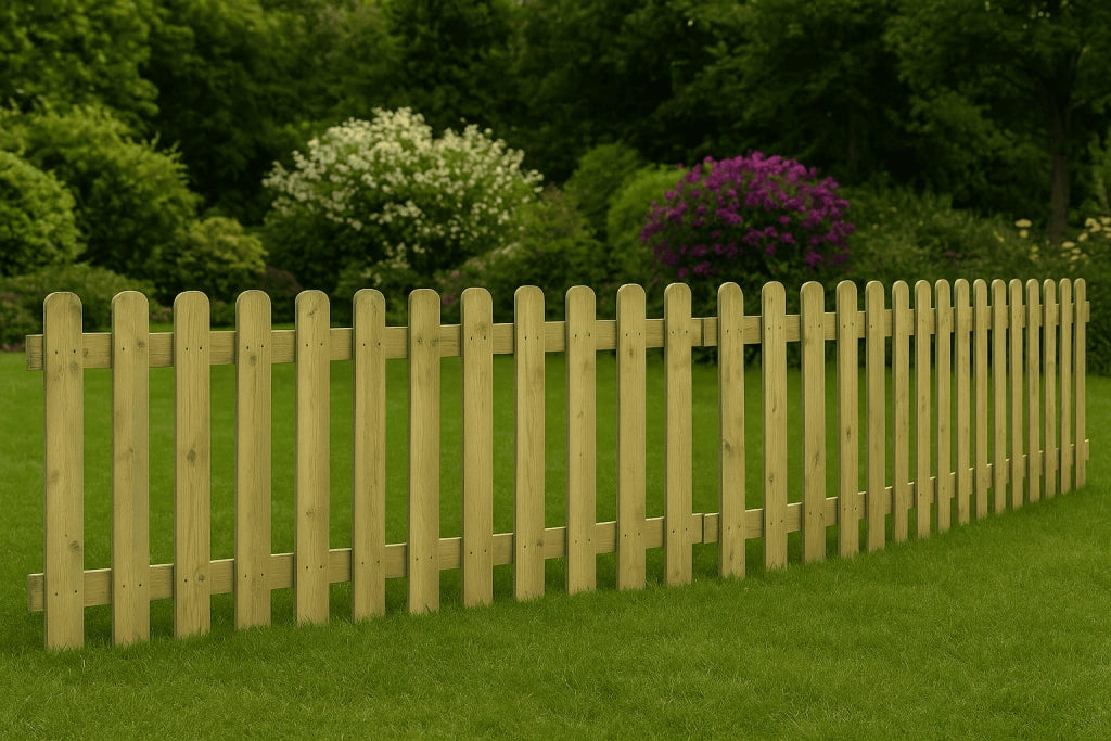 STECCATO IN LEGNO 180xh100 cm "POLLY 11" PER RECINZIONI GIARDINO ESTERNO