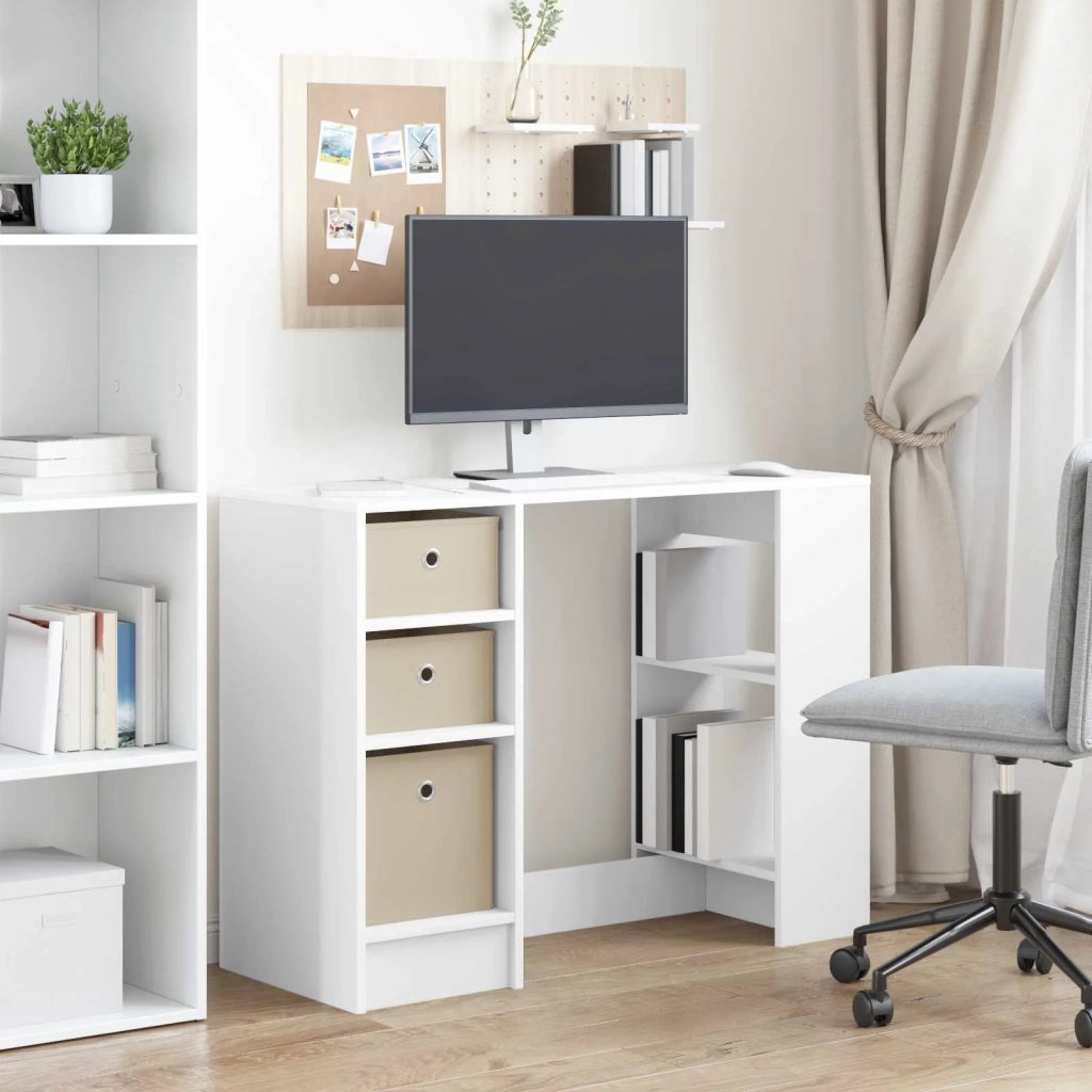 Scrivania Bianco 100 x 40 x 75 cm Legno multistrato 8000452