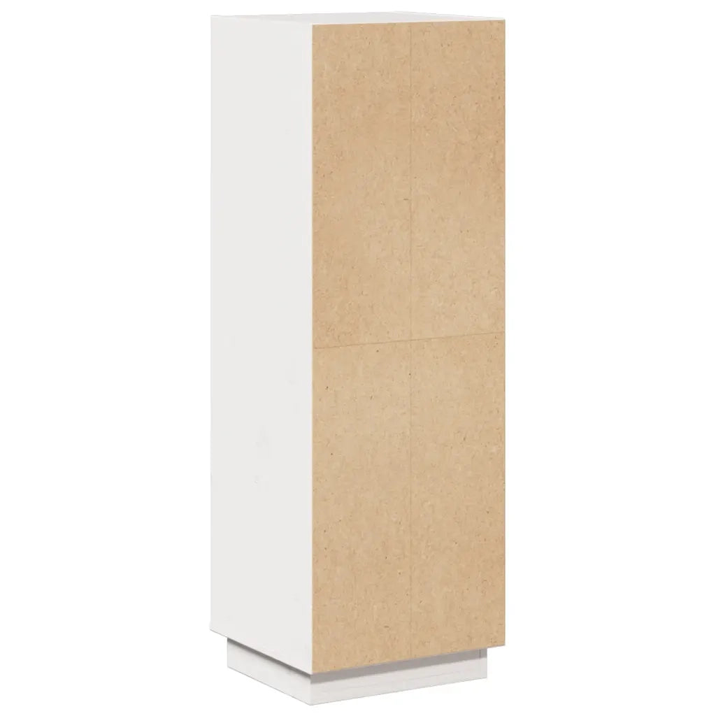 Credenza Bianca 37x34x110 cm in Legno Massello di Pino cod mxl 12598