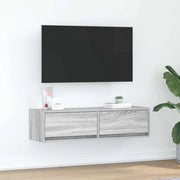 Mobile TV Grigio sonoma 100 x 31 x 25,5 cm Legno multistrato 861531