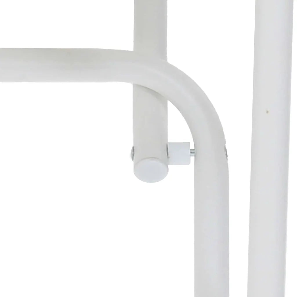Tavolo da Giardino Bianco 50 x 50 x 72 cm Metallo 42010321
