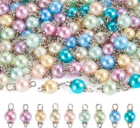 Connettori a goccia per gioielli con maniglia di collegamento e regolatore di distanza per la creazione di accessori DIY