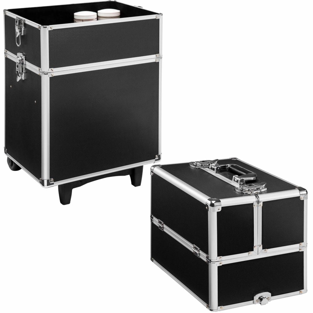 Trolley porta trucchi nero a 3 ripiani 2008230