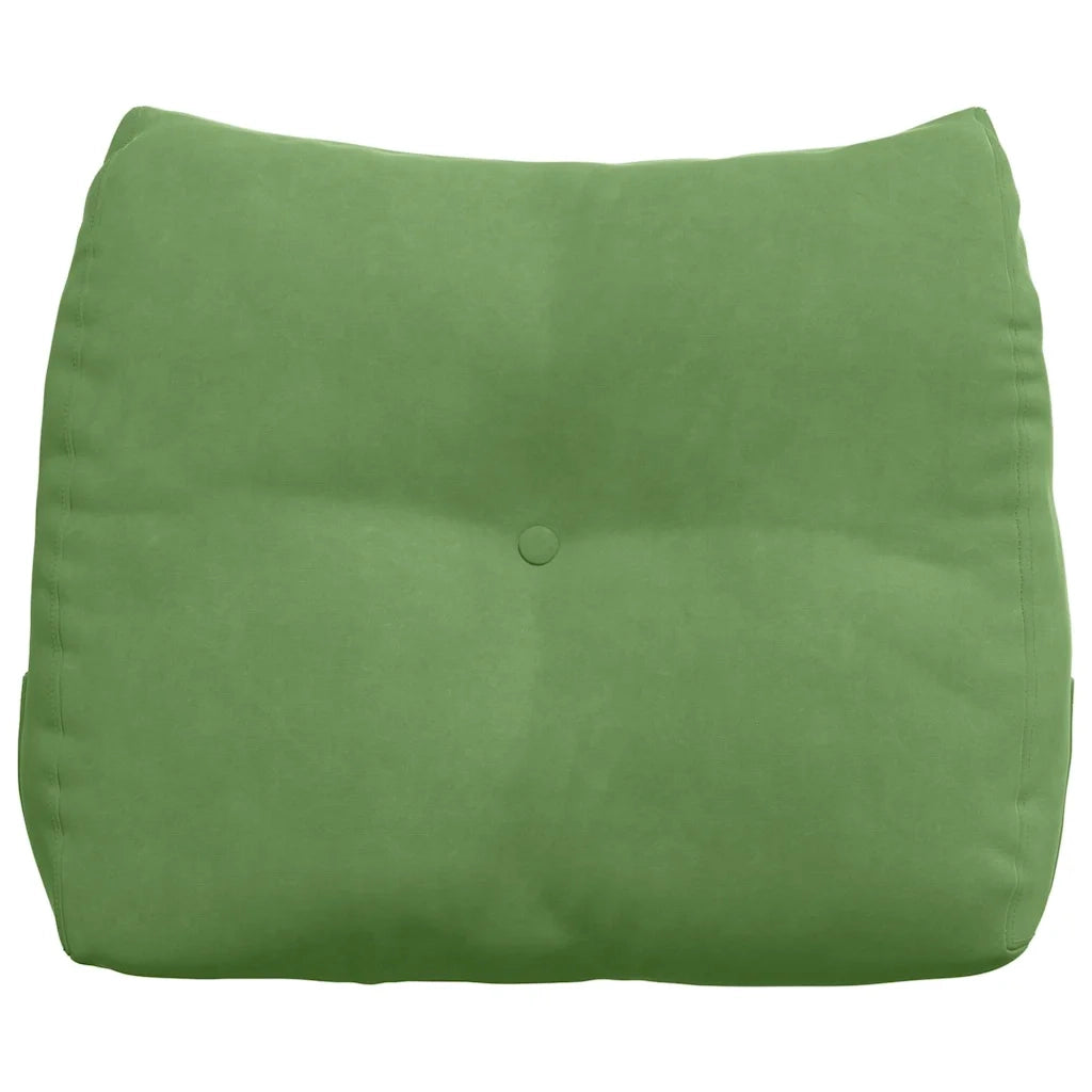 Cuscino per Schiena | Cuscino dorsale Verde chiaro 60 x 24 x 50 cm Velluto