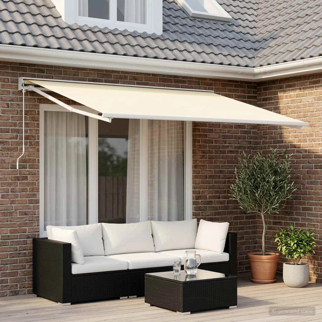 Telo di ricambio per tenda da sole Crema 300 x 250 cm 3444195