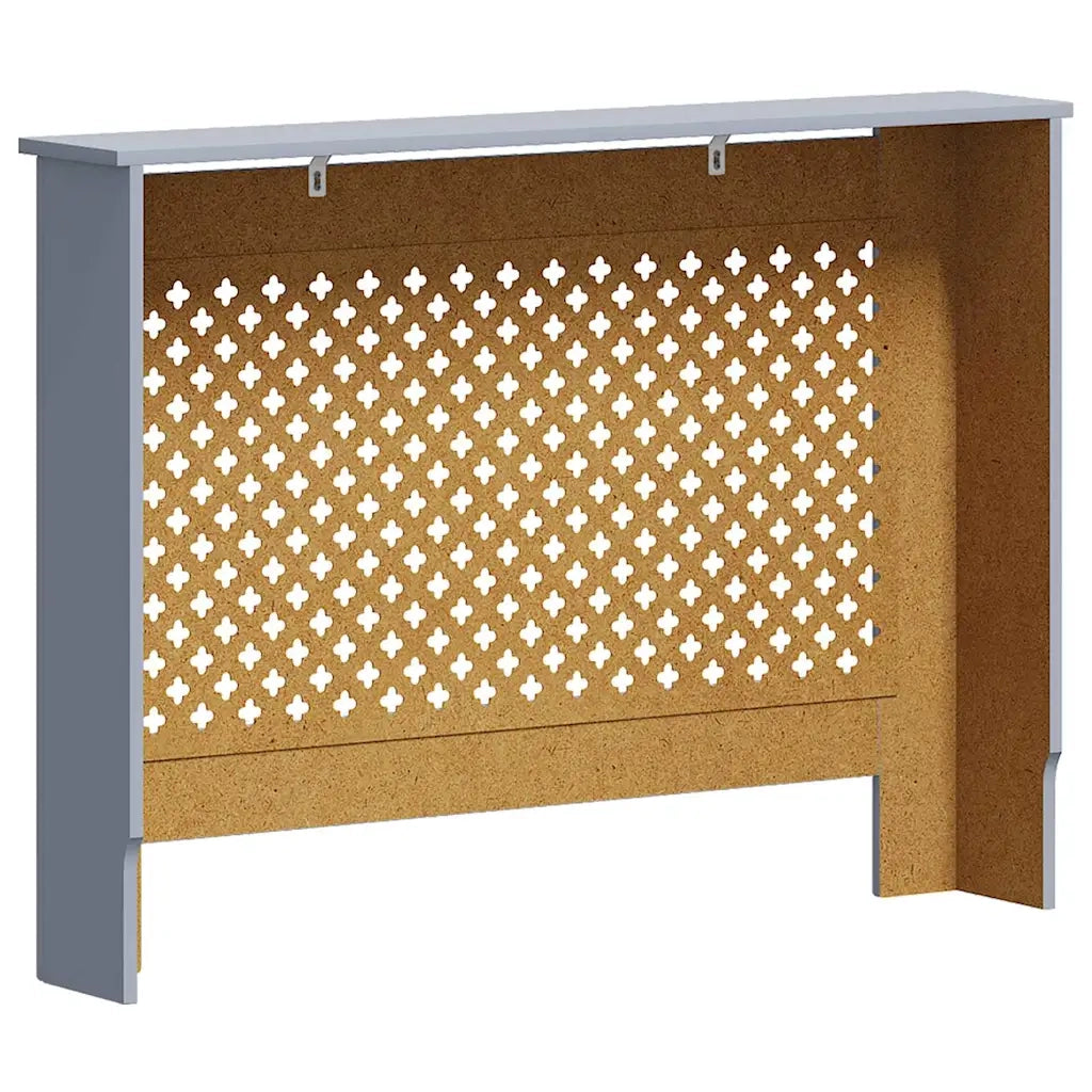 Copertura per Radiatore Antracite 112x19x81 cm in MDF 288191