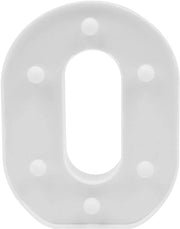 Lampada a LED Marquee numeri 0-9 - Illuminazione decorativa per feste, matrimoni e arredamento di casa