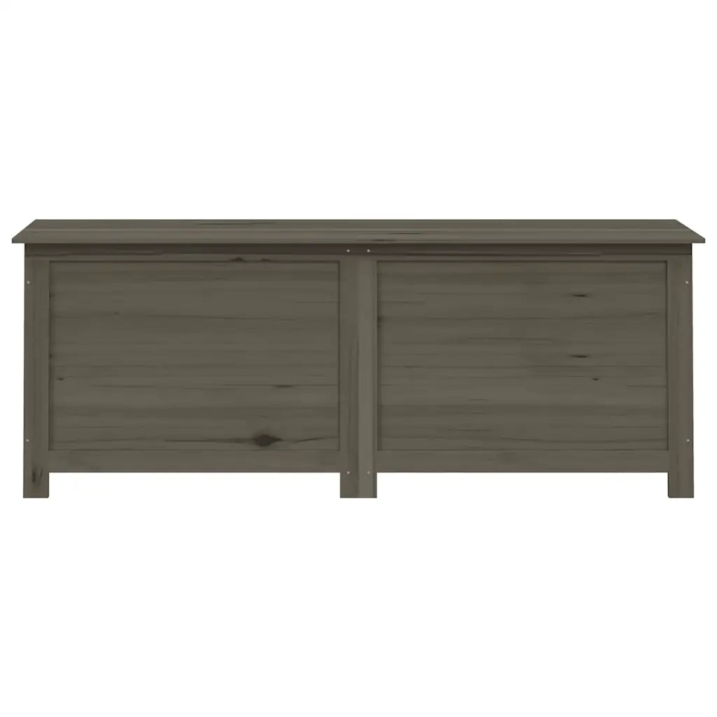Scatola Cuscini Antracite 150x50x56 cm Legno Massello di Abete 152172