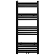 Radiatore Centrale Portasciugamano Dritto Nero 500 x 1160 mm 141907