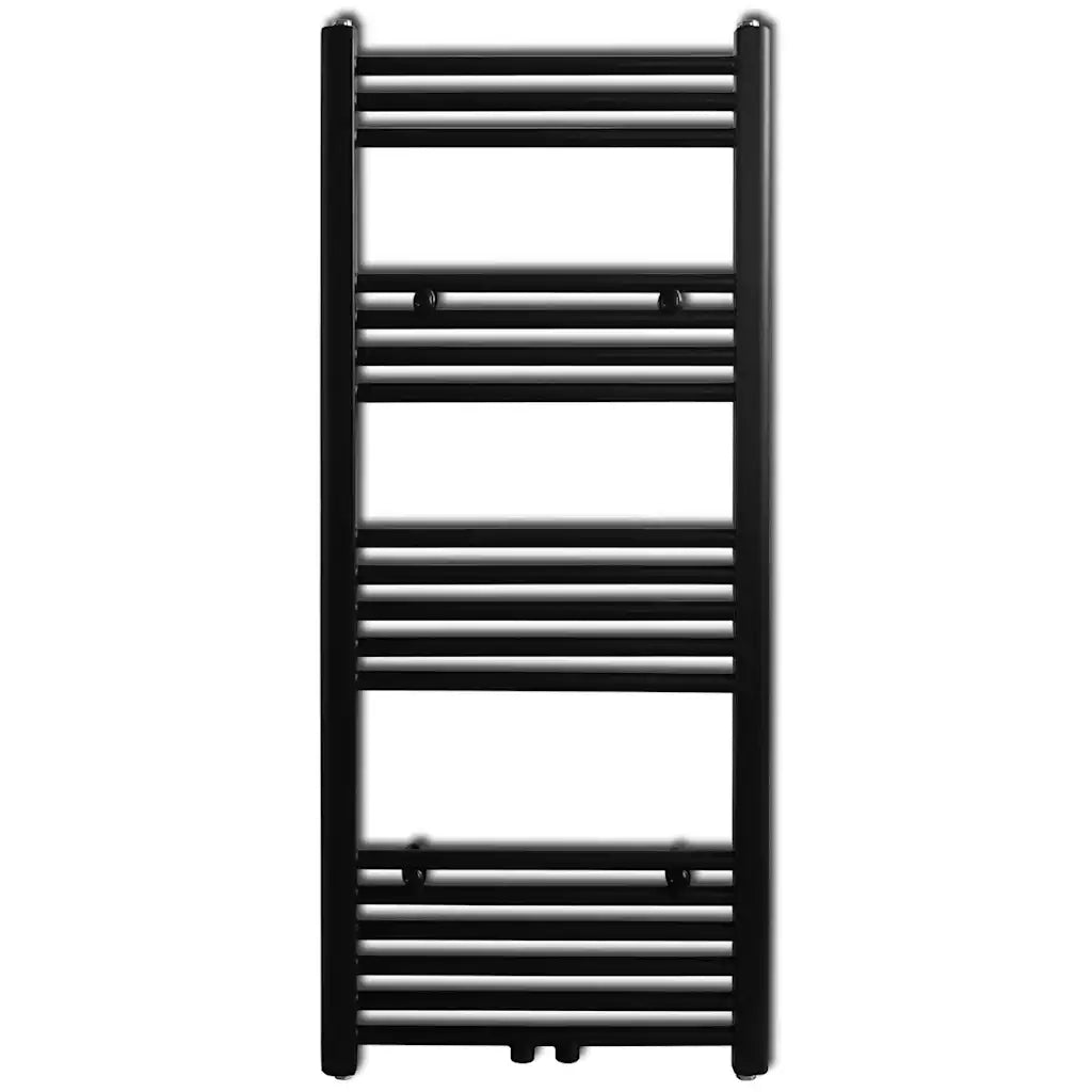 Radiatore Centrale Portasciugamano Dritto Nero 500 x 1160 mm 141907