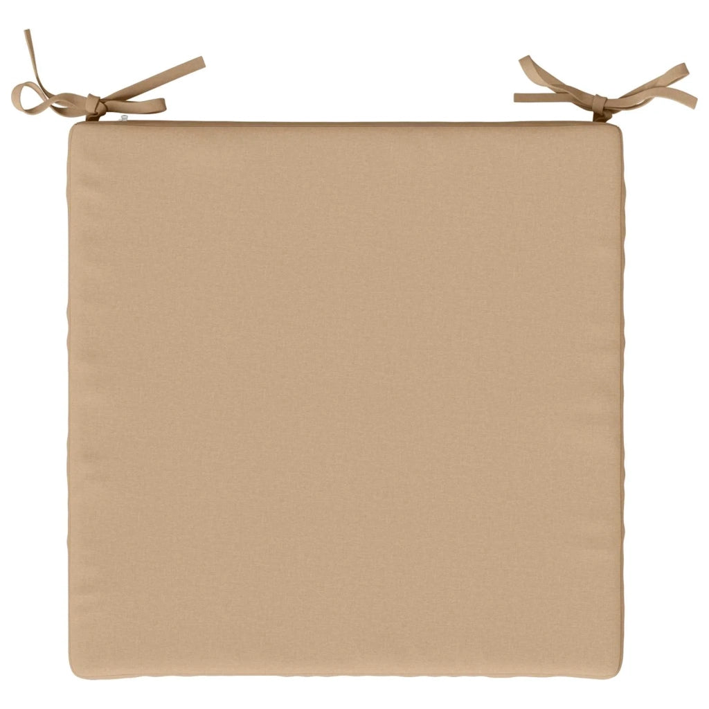 Cuscini per Sedia in 4 Pezzi SOEST 4 pz 100% Poliestere Sabbia 944386