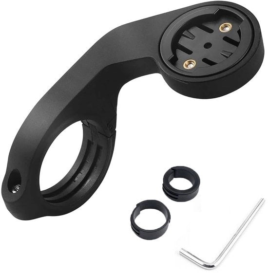 Computer da bici con GPS per sport - Supporto per computer da bici compatibile con 31,8 mm e 25,4 mm manubri - Inclusi anelli di fissaggio - Realizzato in ABS di alta qualità - Facile da installare e rimuovere