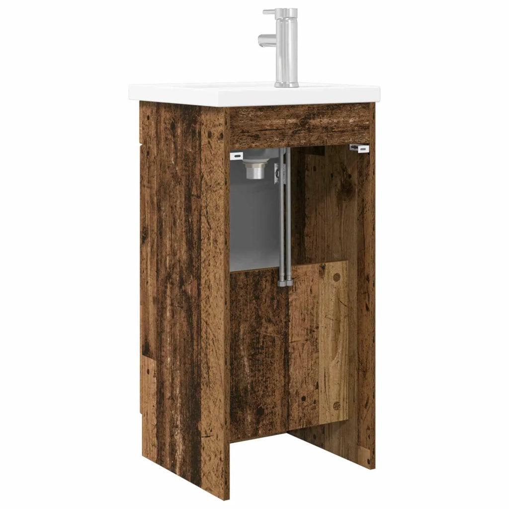 Mobile da bagno con lavabo Legno antico 42 x 40 x 84,5 cm 890092