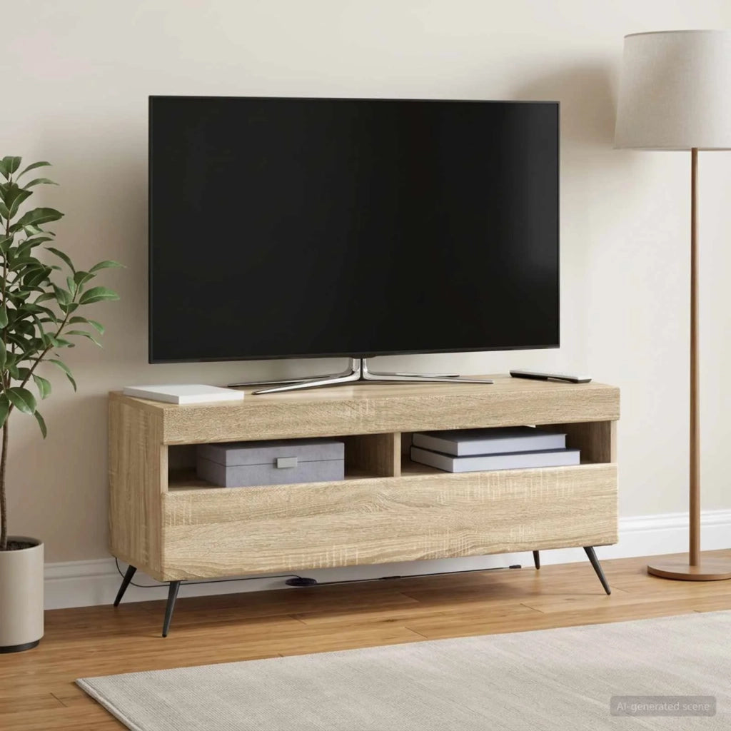 Mobile TV LED Rovere Sonoma Legno ingegnerizzato 897647