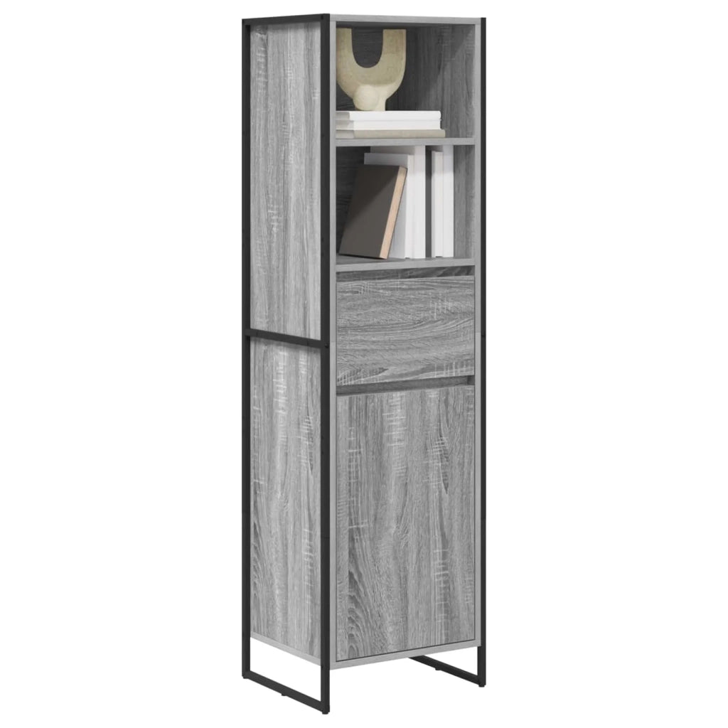 Armadio per Libri con cassetto Grigio Sonoma 43 x 36 x 150.5 cm 886627