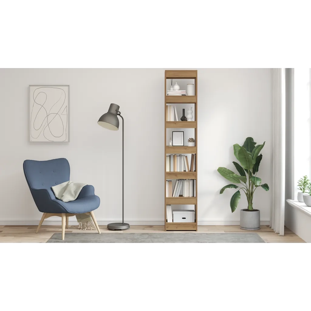 Libreria/Divisorio Rovere Artigianale 40x30x198 cm 856813