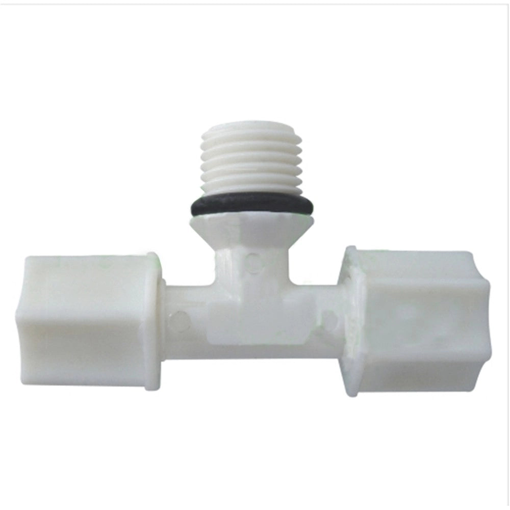 AQL Raccordo a T 1/4 x 1/4 x 1/4 con Filetto Maschio per Impianti ad Osmosi