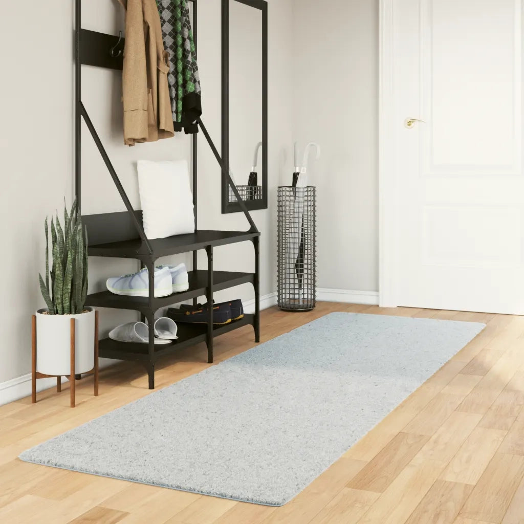 Tappeto del soggiorno | Tappeto a Pelo Corto HUARTE Morbido e Lavabile Blu 80x250 cm
