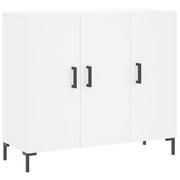 Credenza | Madia | Buffet da pranzo | Armadio da pranzo Bianca 90x34x80 cm in Legno Multistrato