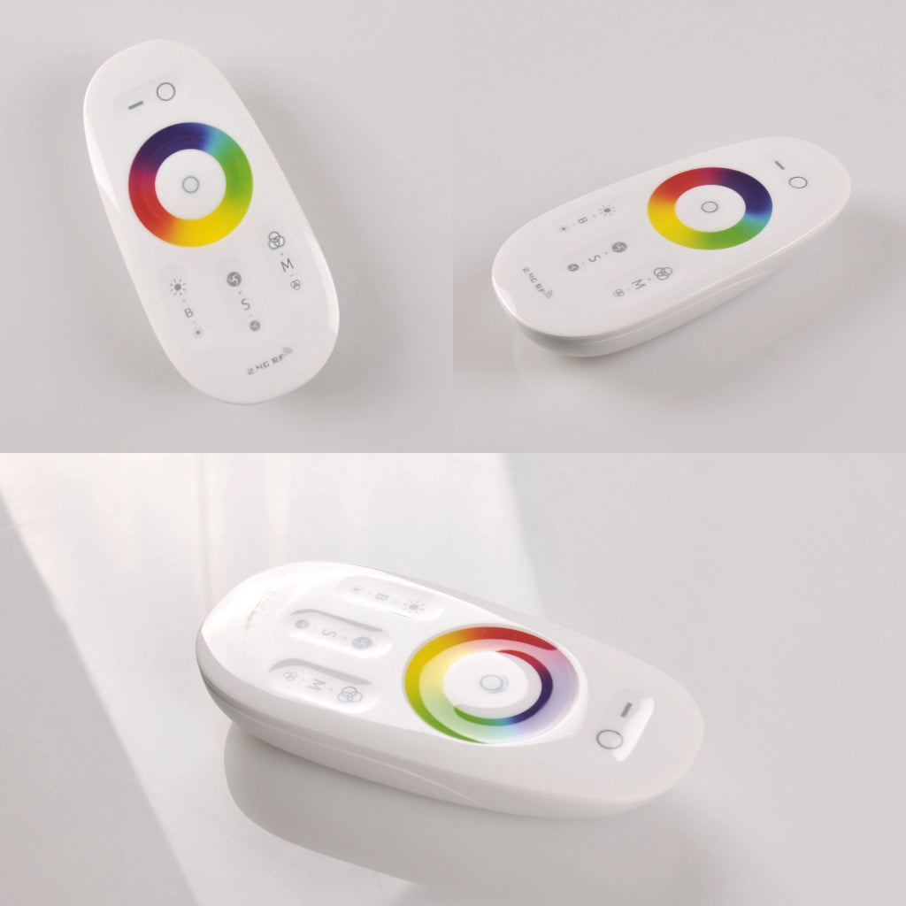 Kit striscia LED 24V 3m RGB+bianco 4000K IP20 con telecomando