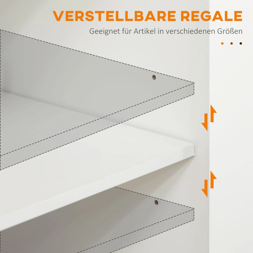 Carrello da Cucina con 1 Cassetto; Armadietto; Portaspezie e Portaasciugamani; con Ruote; 109 x 40 x 89 cm