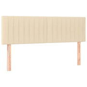 Testiera | Testata Crema 144x5x78/88 cm in Tessuto