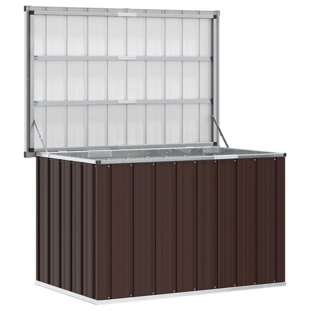 Baule da giardino marrone 109x67x65 cm CFW7474515
