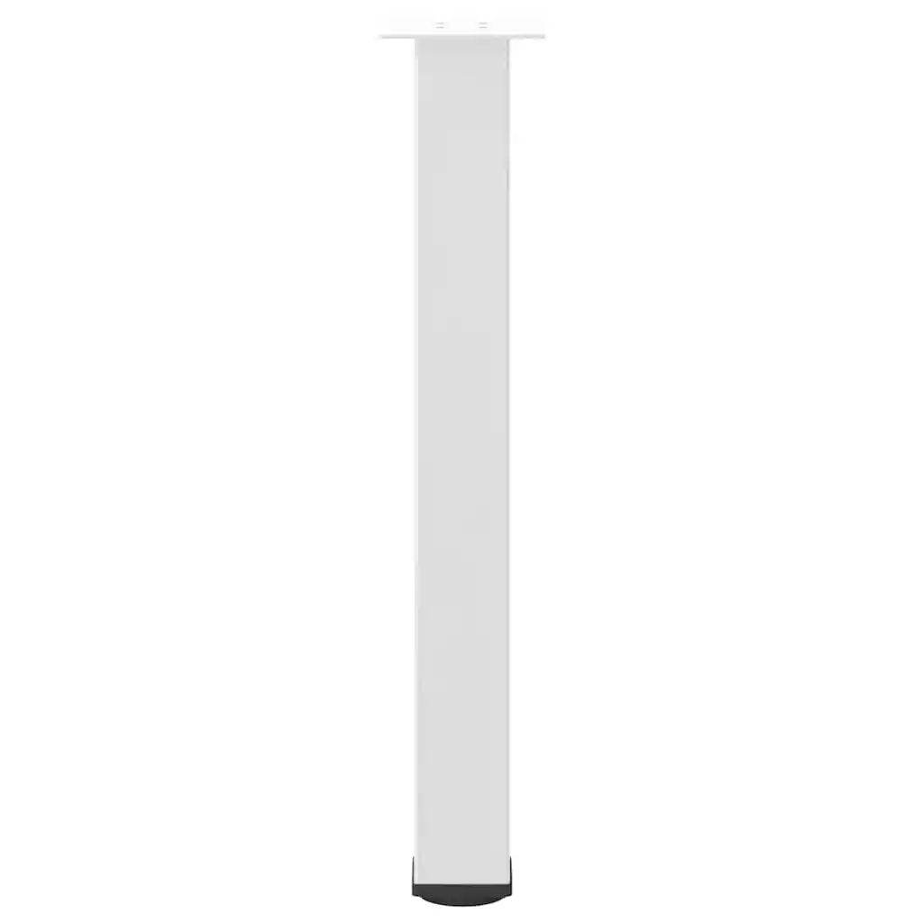 vidaXL Gambe per tavolo consolle 4 pz Bianche 72-74 cm Acciaio