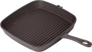 Piatto multifunzionale in ghisa - Forno - Distribuzione uniforme del calore - Preimbevuto - Cottura facile - Piatto in ghisa per griglia - Cottura a vapore - 16cm