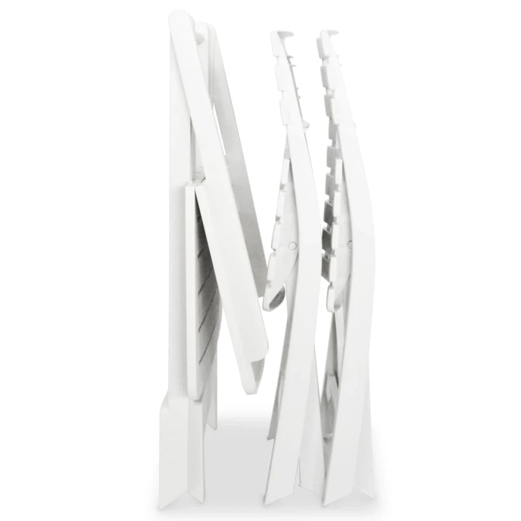 Set da giardino pieghevole in plastica bianca da 3 pezzi per mobili da esterno 02_0013545